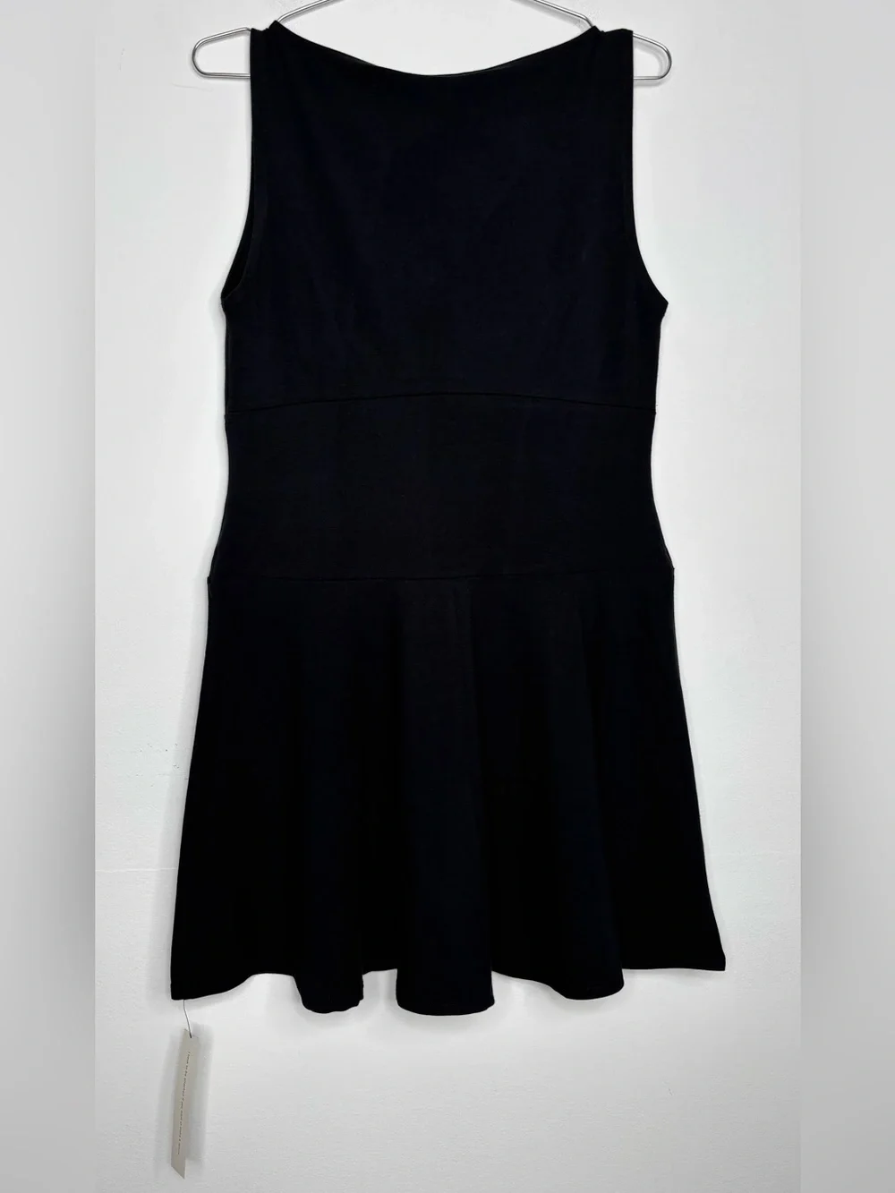 Reformation Mayve Knit Mini Dress Black Large NWT